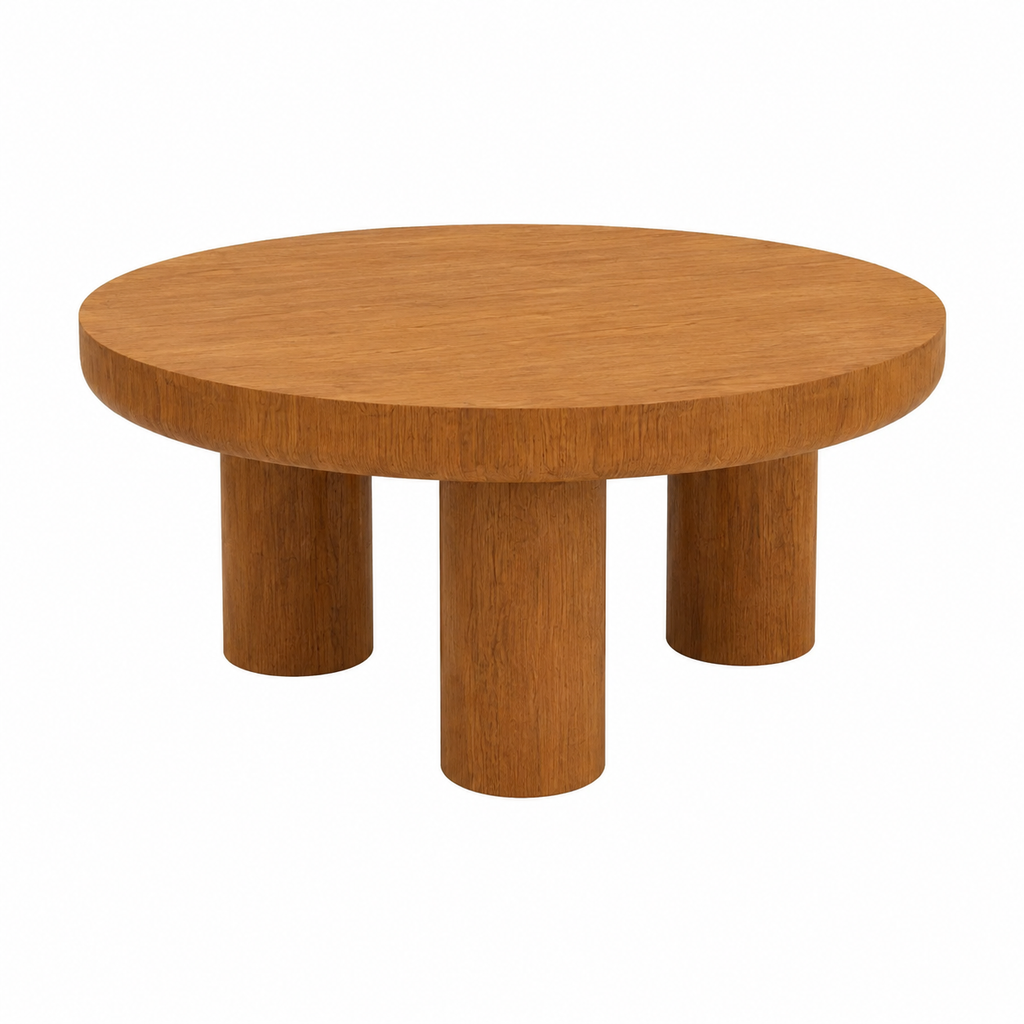 Table basse en bois de manguier – Naturel clair