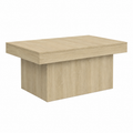 Table basse moderne en chêne 80x55x40 cm