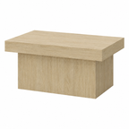 Table basse moderne en chêne 80x55x40 cm