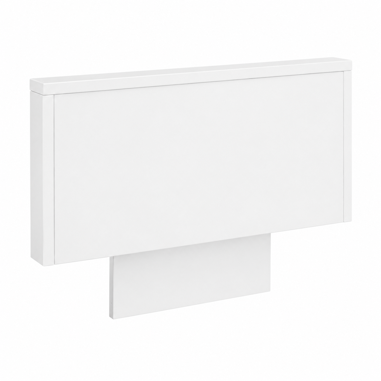 Table basse rectangulaire moderne en bois blanc