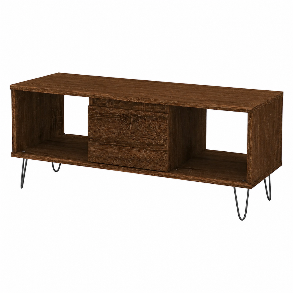 Table basse en bois marron pour salon moderne