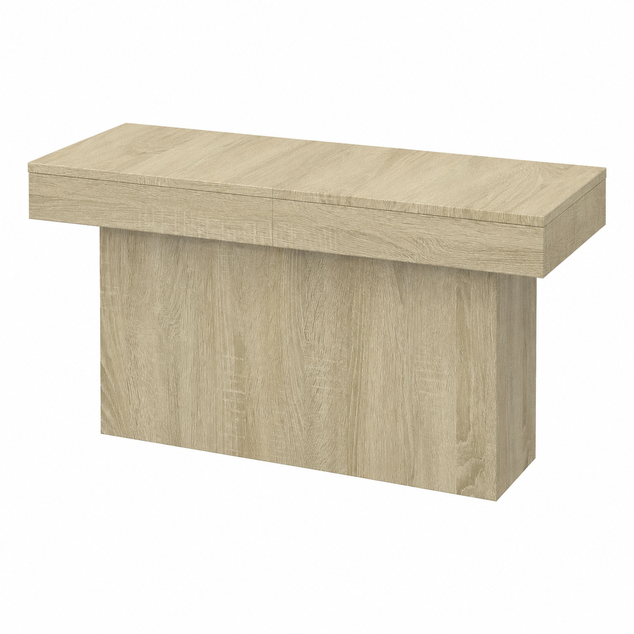 Table basse moderne en chêne 80x55x40 cm