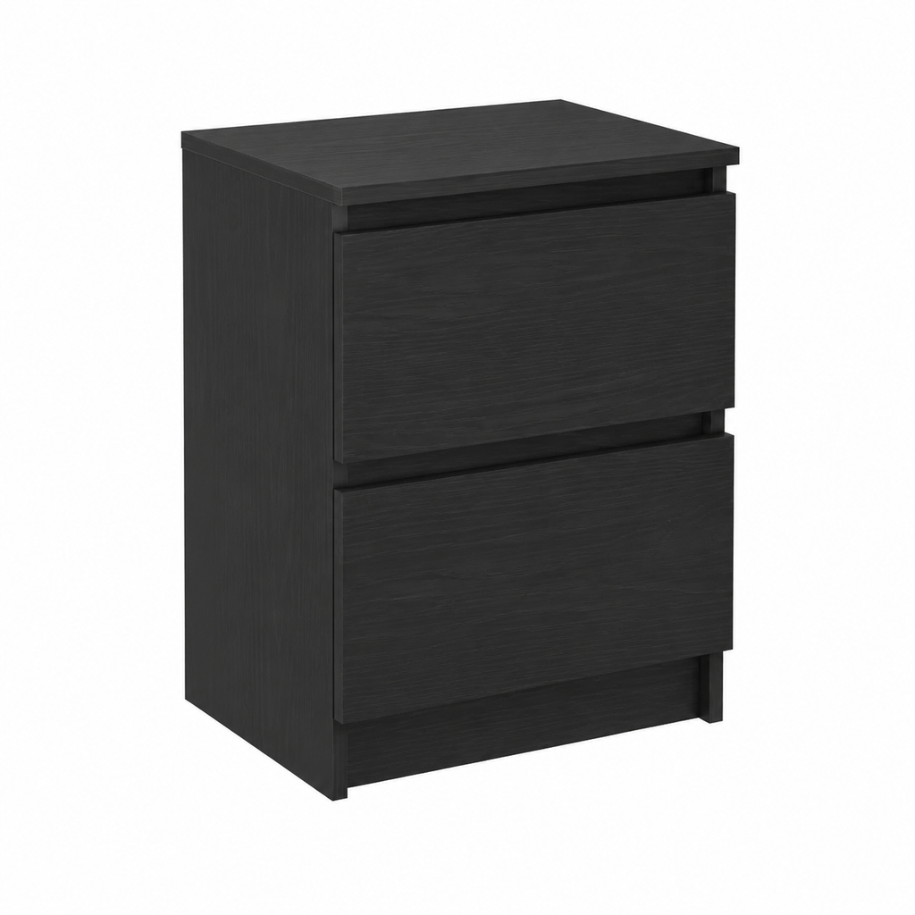 Table TV noire en bois, 40x35x54 cm