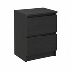 Table TV noire en bois, 40x35x54 cm