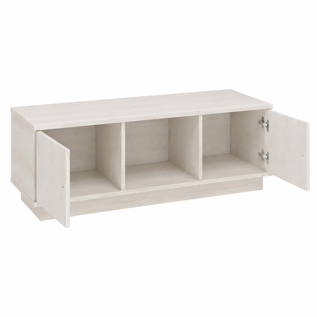 Table basse en bois blanc 100x50x35 cm
