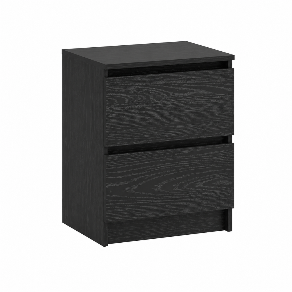 Table TV noire en bois, 40x35x54 cm