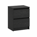 Table TV noire en bois, 40x35x54 cm