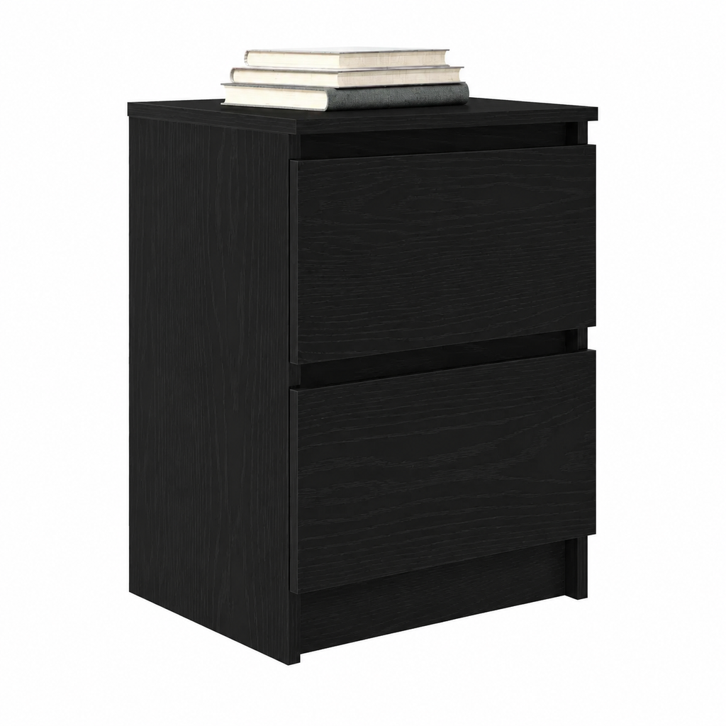 Table TV noire en bois, 40x35x54 cm