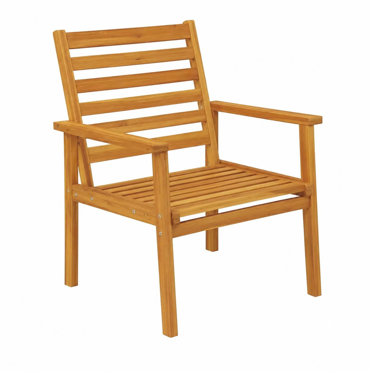 Ensemble de jardin en bois d'acacia 5 pièces