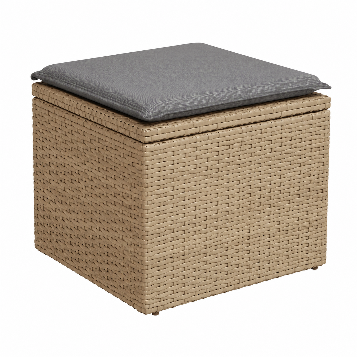 Ensemble de mobilier de jardin 7 pièces avec coussins beige
