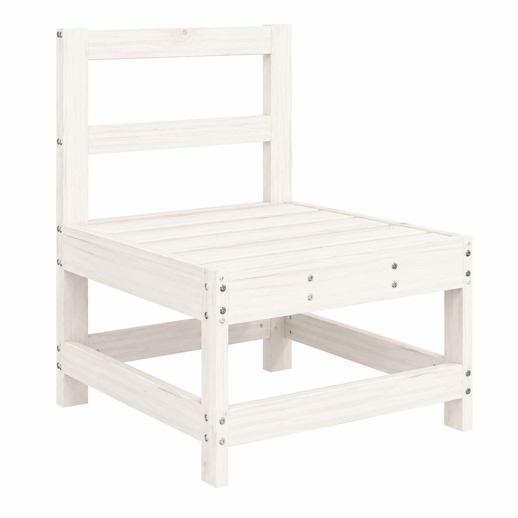 Ensemble de mobilier d'extérieur 5 pièces en bois de pin blanc