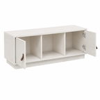 Table basse en bois blanc 100x50x35 cm