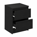 Table TV noire en bois, 40x35x54 cm