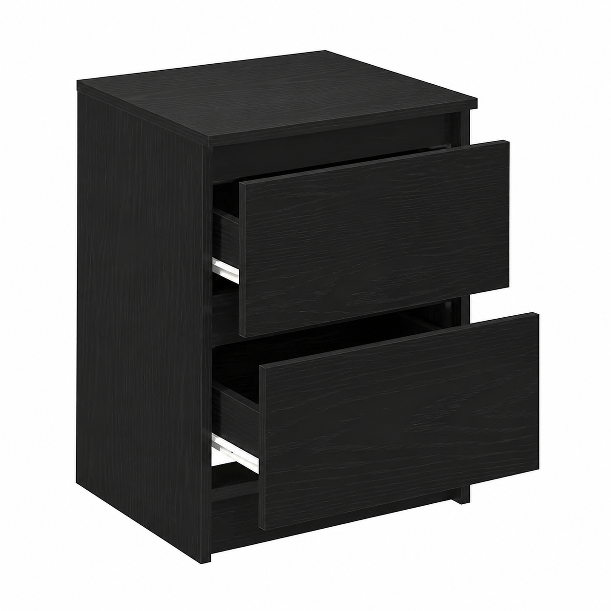 Table TV noire en bois, 40x35x54 cm