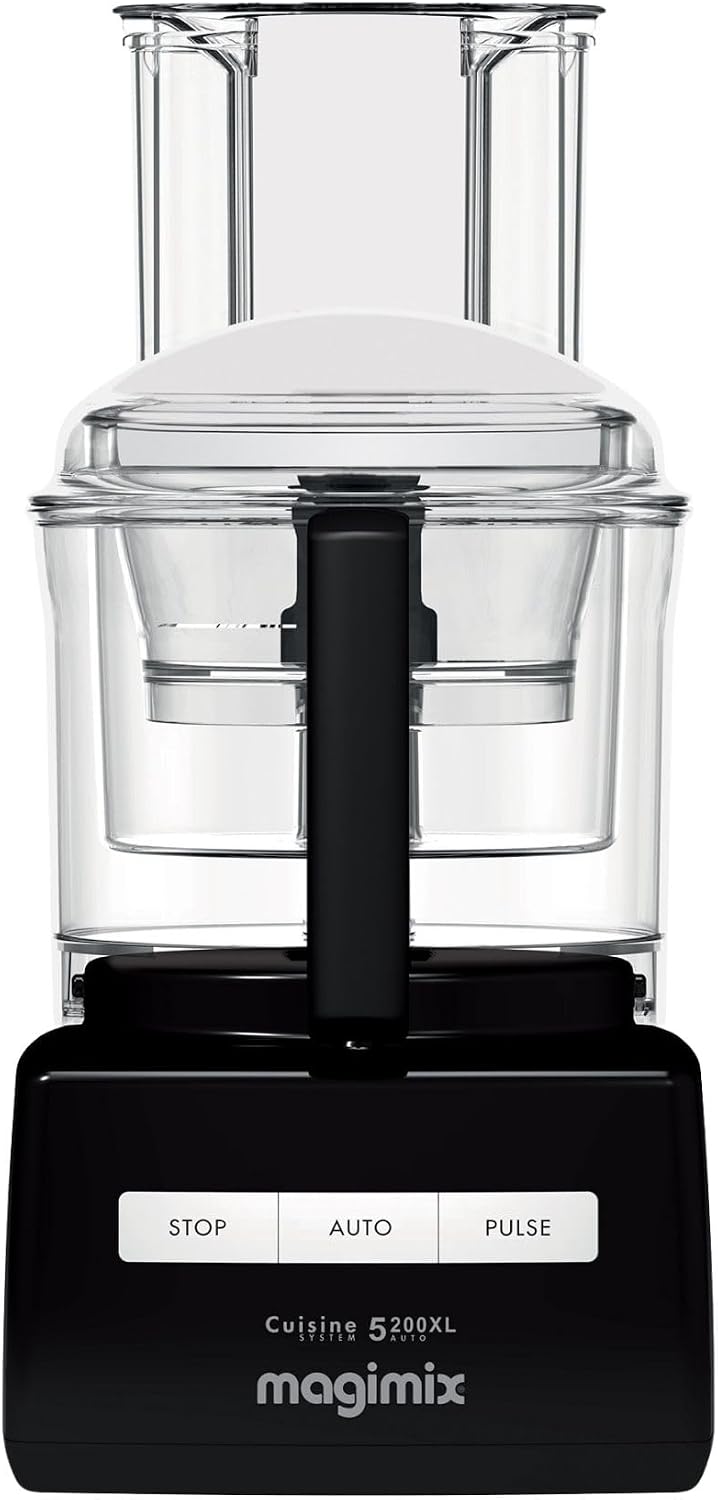robot de cuisine Robot Magimix XL – 3,6 L | Noir, Magimix Multifonction CS 5200 XL - Hachoir, Presse Agrumes - Bol Magimix 5200 xl - Fabriqué EN
